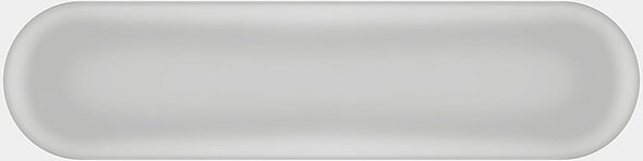 Oval Grey Brillo 7,5x30 cm