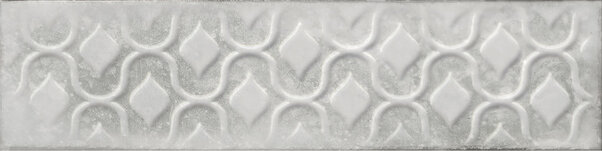 Relieve Drop White Brillo 7,5x30 cm