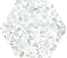 Riazza Hexagon Green 23,2x26,7 cm
